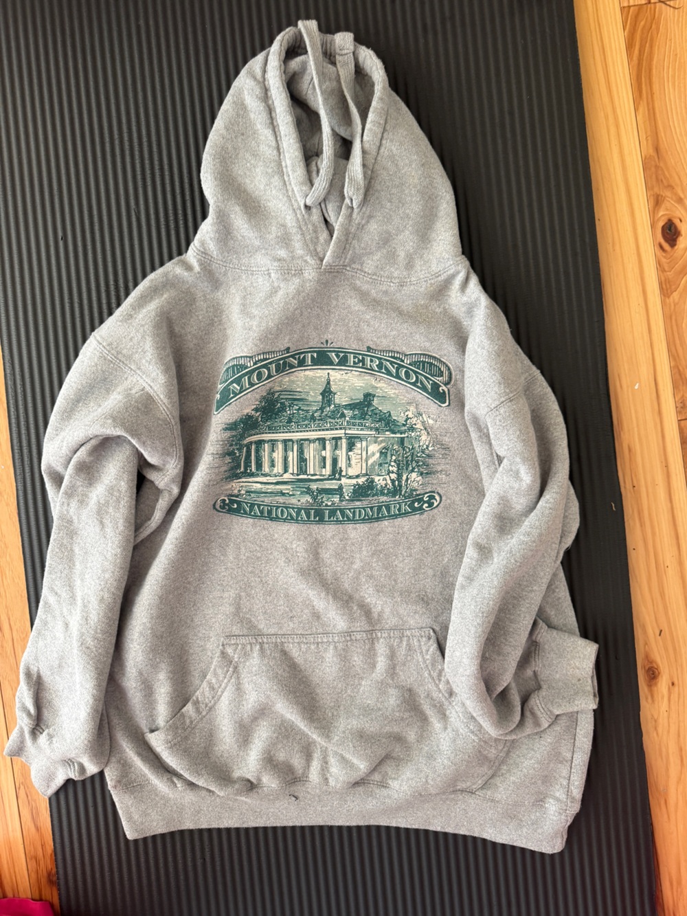 Mount Vernon Graphic Hooded Sweatshirt - Gray
